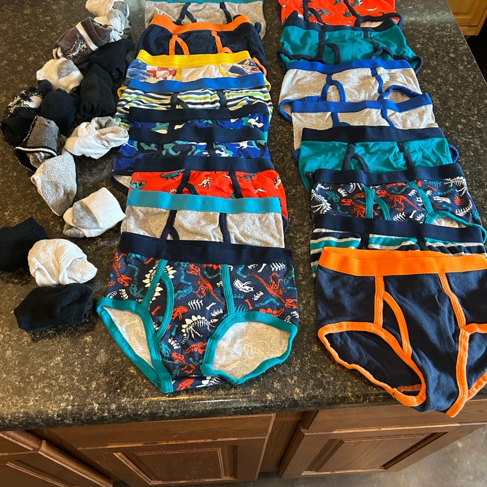 Colorful Boys' Underwear Set